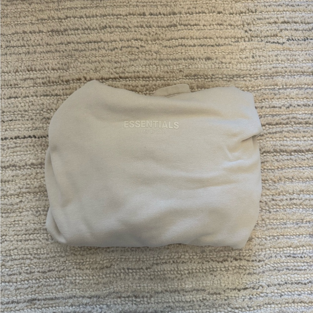 Essentials Fear of God Beige Hoodie